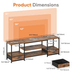 63IN Wooden Tv Stand
