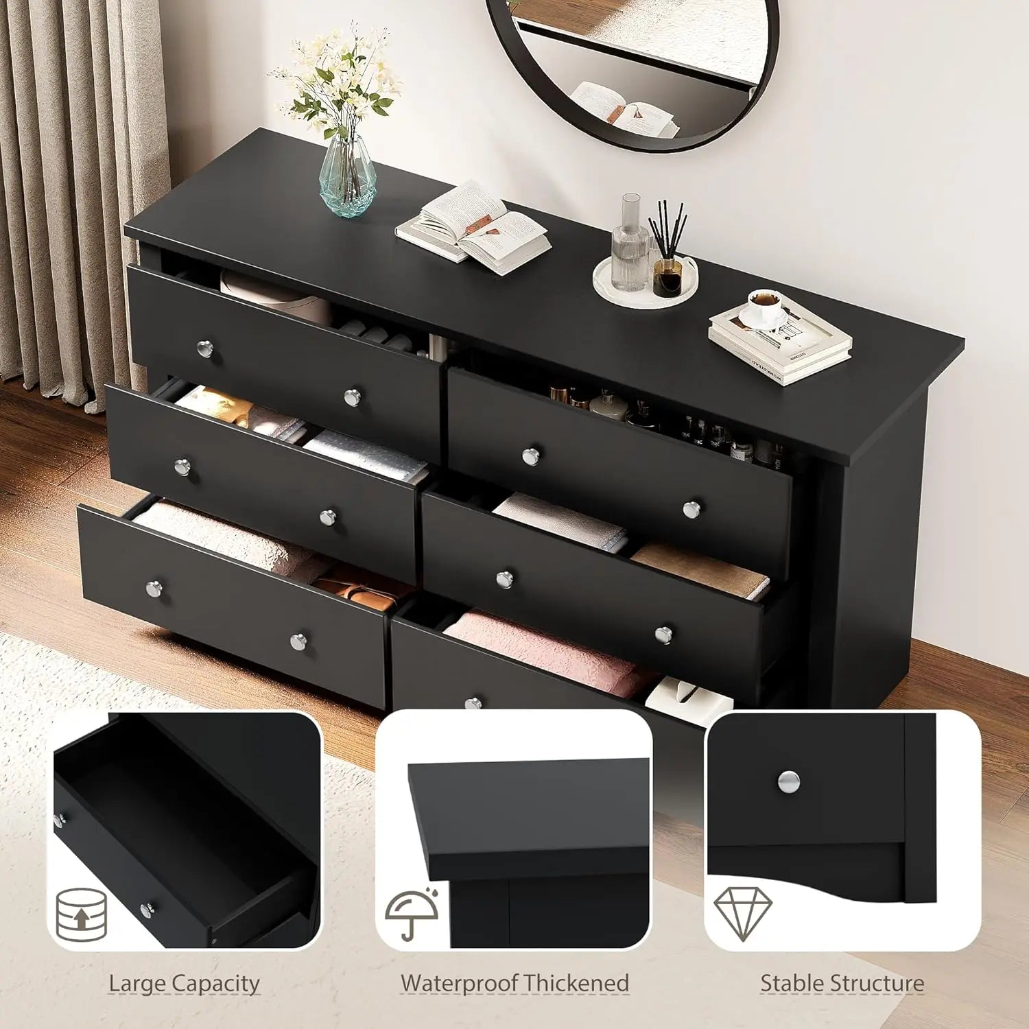 6 Drawer Dressers