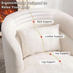360° Swivel Barrel Chair Set 2
