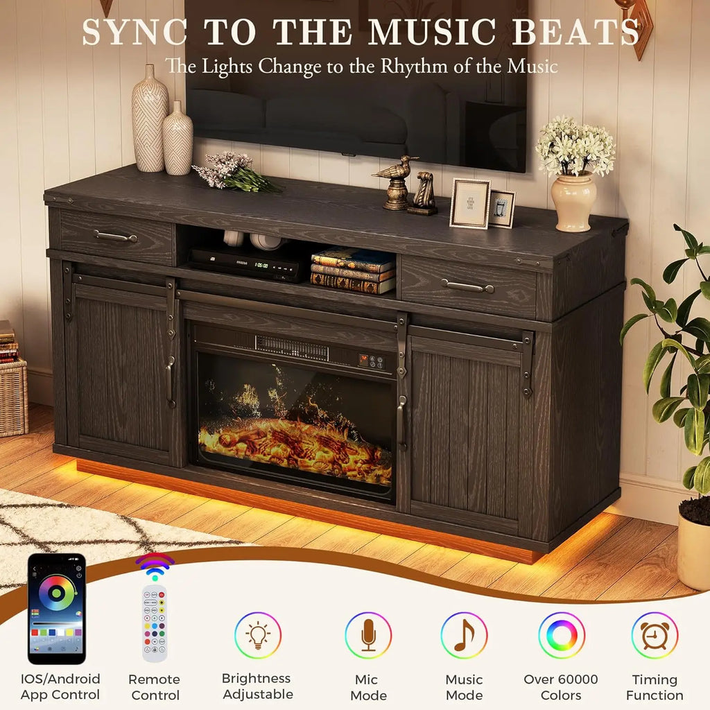 Tv Stand Electric Fireplace